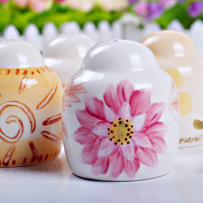 精致彩繪陶瓷調味瓶 外貿批發與混批優勢解析